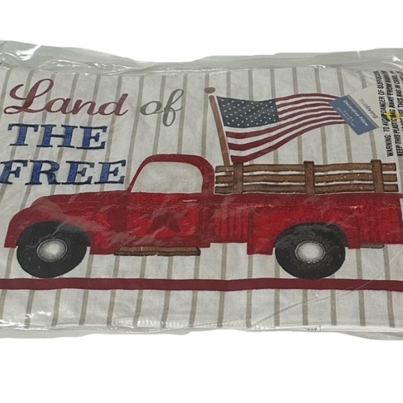 True Living Other - NWT Patriotic Decorative Pillow